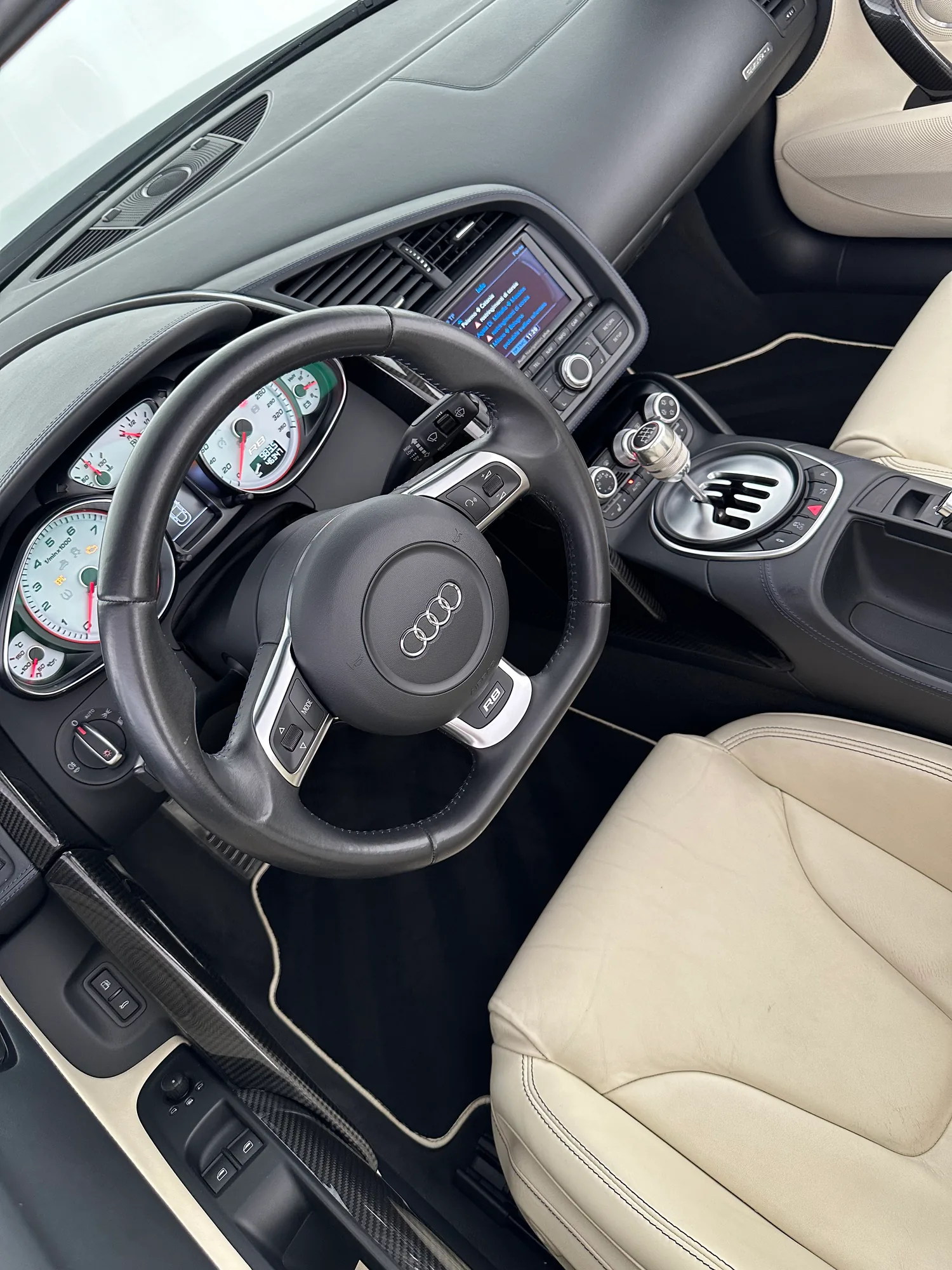 AUDI R8 V10 MANUALE SPIDER V10  MANUALE, 2011, Blue: photo 22 from another angle